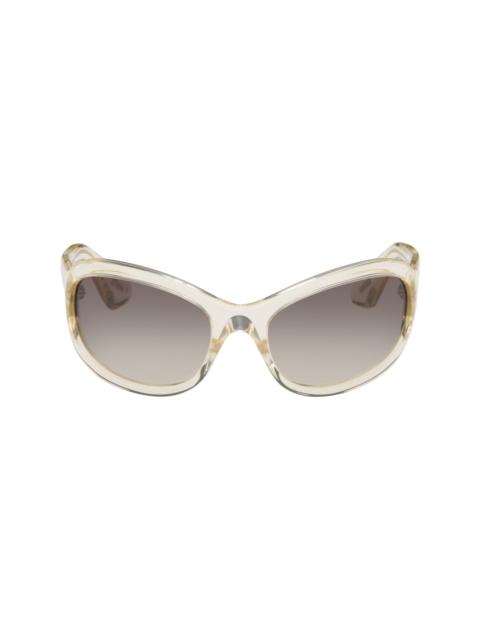 KHAITE Yellow Oliver Peoples Edition 1967C Sunglasses
