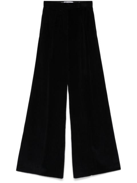 Max Mara wide-leg velvet trousers