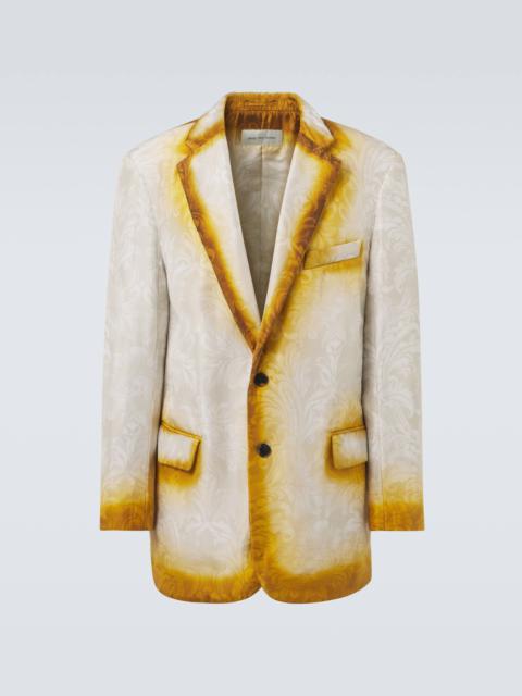 Dries Van Noten Silk jacquard blazer