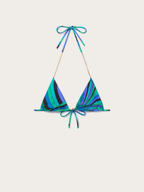 PUCCI IRIDE PRINT BIKINI TOP