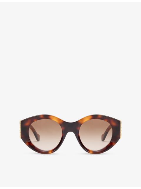 Loewe Butterfly-Frame Acetate Sunglasses