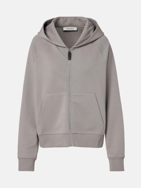 'S Max Mara Cotton-blend jersey hoodie