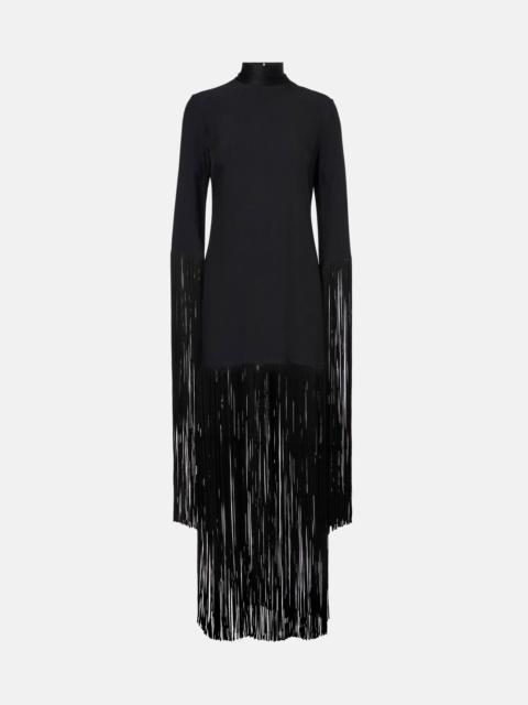Taller Marmo Chicago fringed crêpe minidress