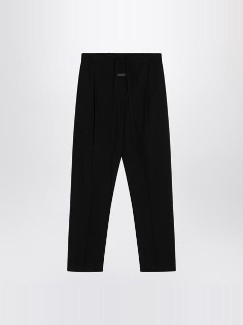 Fear of God BLACK COTTON AND WOOL TROUSERS