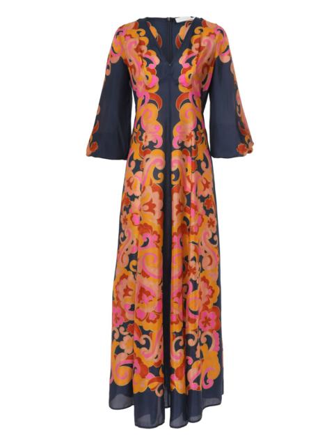 ACADIAN LONG SLEEVE MAXI DRESS