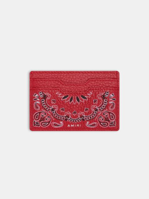 AMIRI BANDANA CARD HOLDER