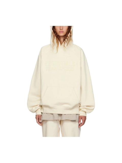 (WMNS) Fear of God Essentials FW22 Raglan Hoodie 'Egg Shell' FOG-FW22-575