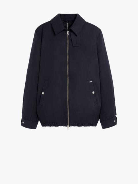 Mackintosh EMMANUEL NAVY GABARDINE COTTON JACKET