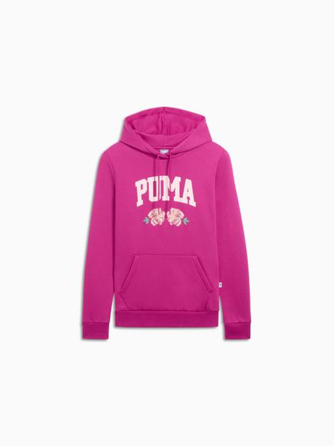 PUMA Faux Embroidered Floral Women's Hoodie