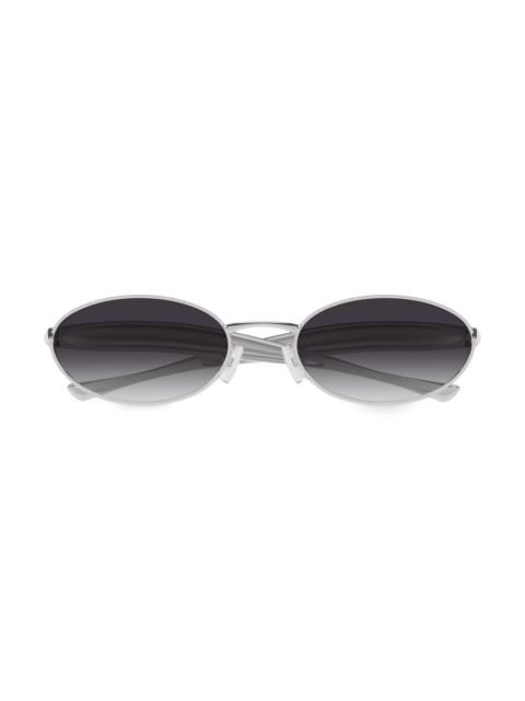 Bottega Veneta Women's 56MM Oval Sunglasses - Silver