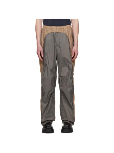 MISBHV Beige Jordan Barrett Edition Paneled Track Pants