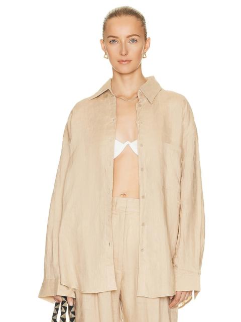 AEXAE Linen Woven Shirt