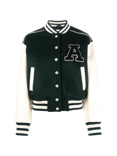 Axel Arigato logo-patch varsity jacket