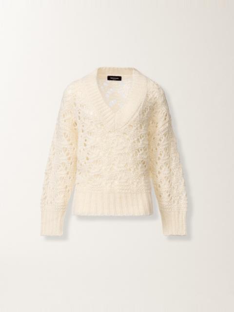 FABIANA FILIPPI Platinum mohair sweater