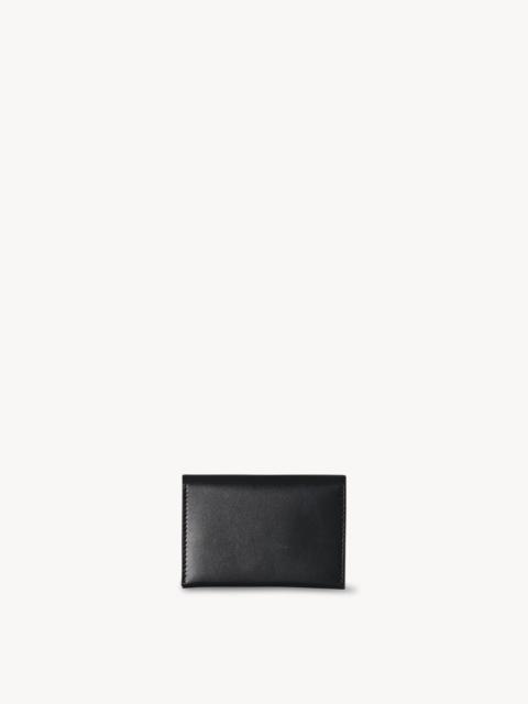 The Row Travel Card Case in Leather