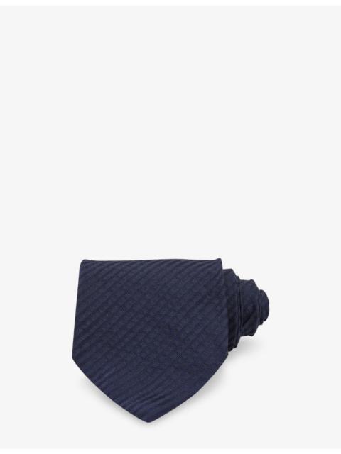 REISS Vittorio Cotton And Silk Tie