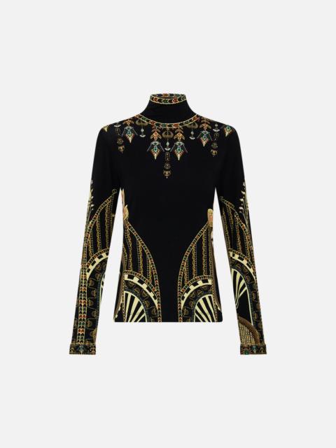 CAMILLA JERSEY TURTLENECK
