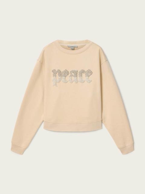 ALLSAINTS PEACE PIPPA EMBELLISHED SWEATSHIRT