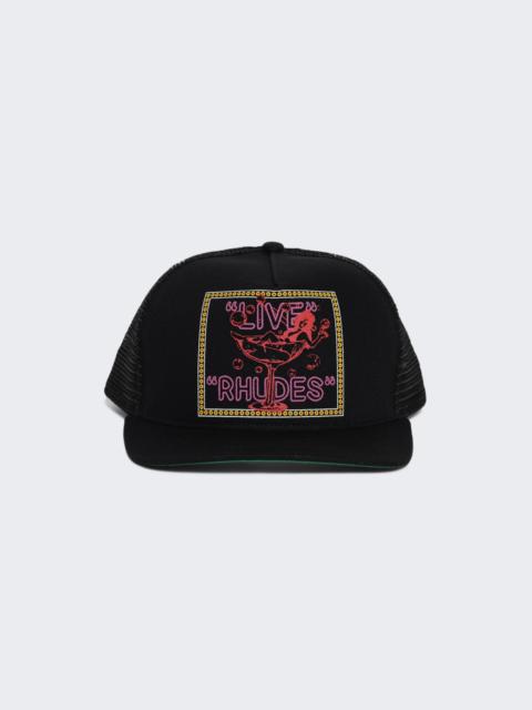 Live Rhudes Trucker Hat Black