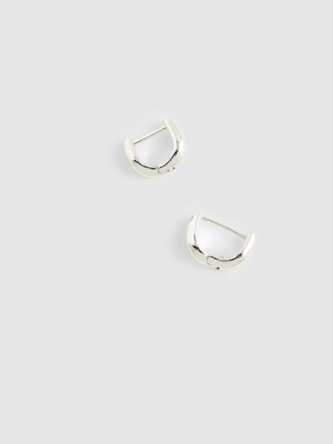 Madewell Sculptural Huggie Hoop Earrings