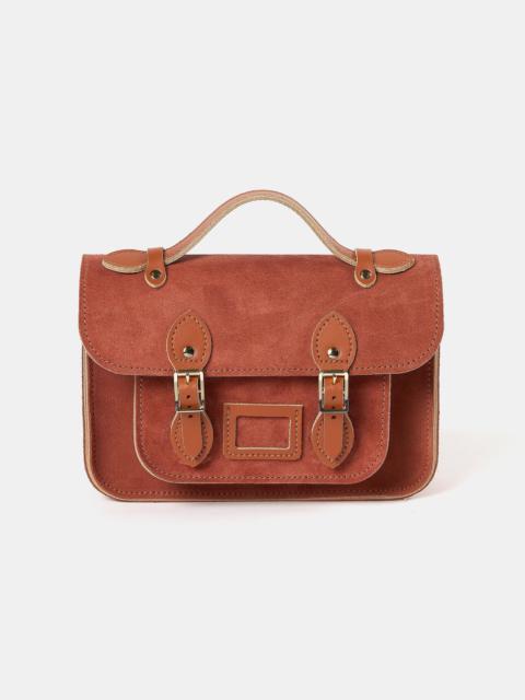 Cambridge Satchel The Mini - Cinnamon with Suede