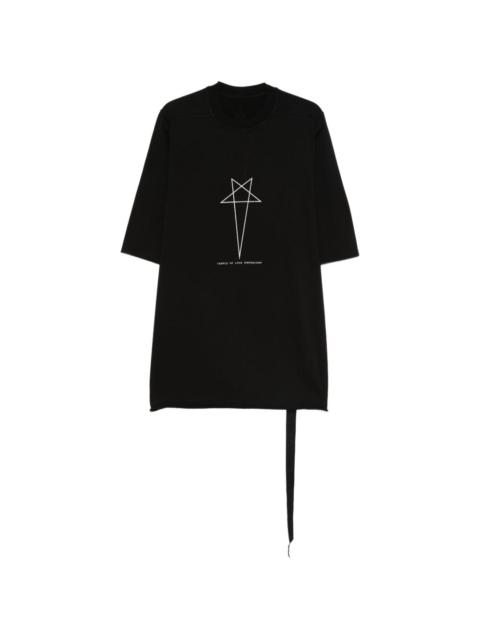 Rick Owens DRKSHDW star-print crew-neck T-shirt