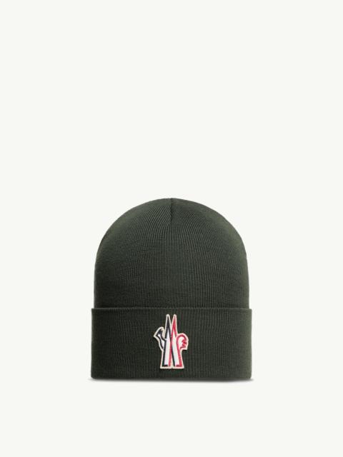 Moncler Grenoble Logo Wool Beanie
