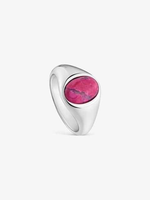 TOUS Silver-plated Ring with calcite TOUS Gem Power