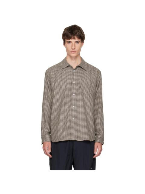 Palmes Gray & Khaki Serve Shirt