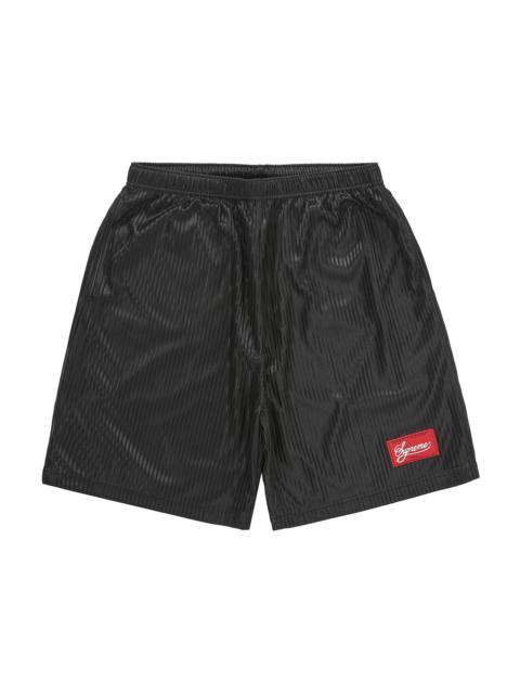 Supreme Supreme Gradient Mesh Stripe Short Black