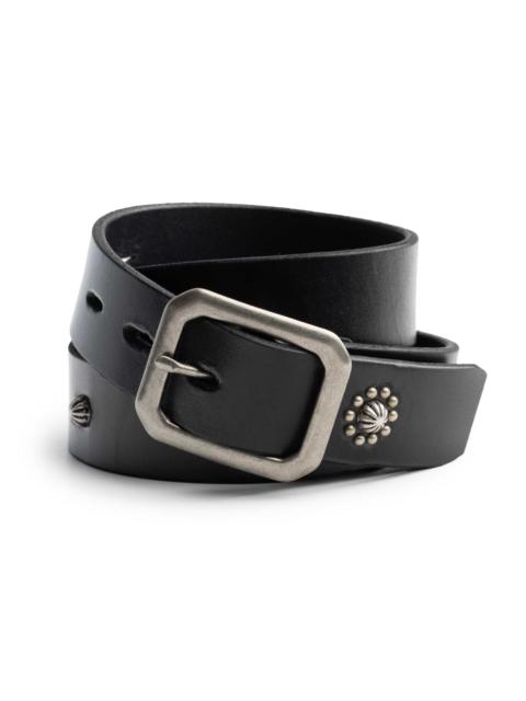 Full Count x Zip Stevenson Umbrella Stud Belt HTC Black