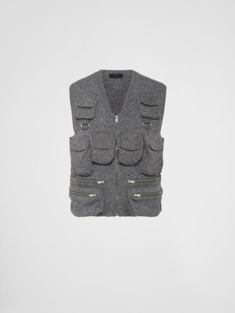 Prada Shetland wool sweater vest