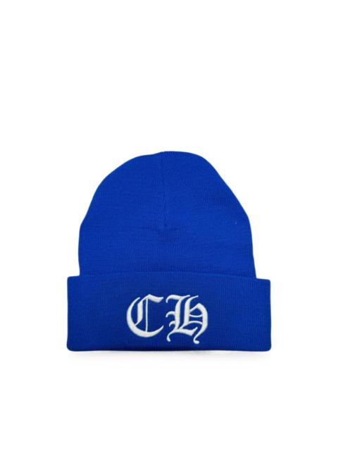 Chrome Hearts logo-embroidered beanie hat