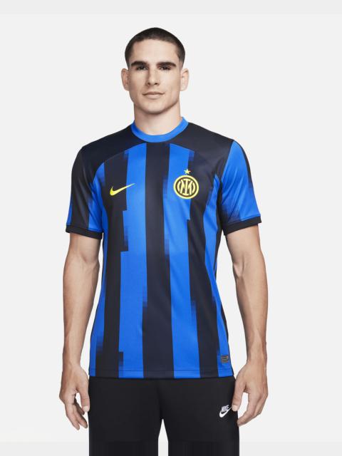 Nike Inter Milan 2023/24 Stadium Home Nike Men's Dri-FIT Soccer Jersey
