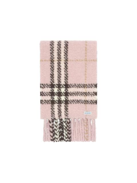 Burberry patterned alpaca wool scarf