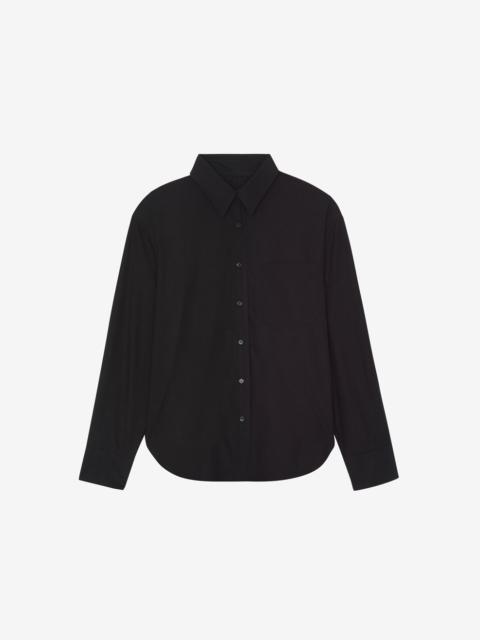 The Frankie Shop Lui Organic Cotton Shirt - Black