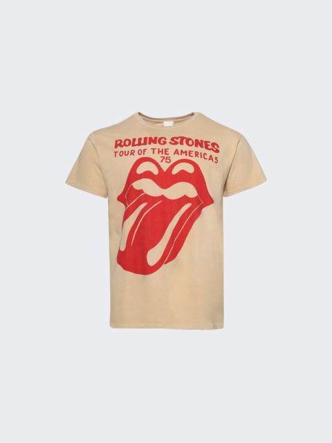 MadeWorn Rolling Stones Tee Tea Stained