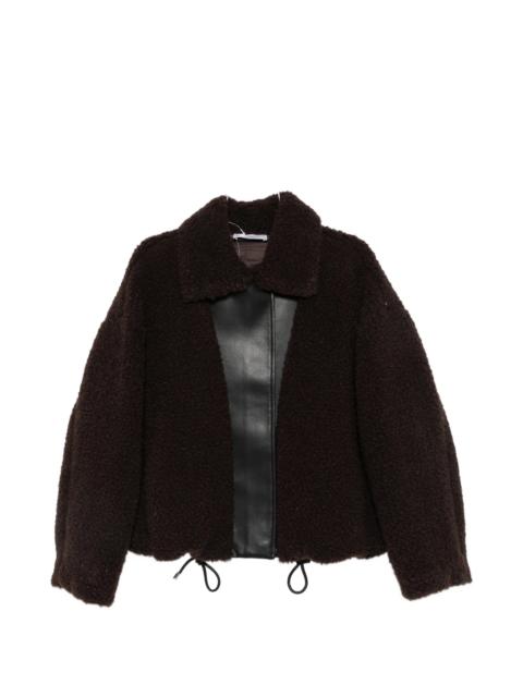 Sportmax Sportmax Faux-shearling Buckled-collar Jacket