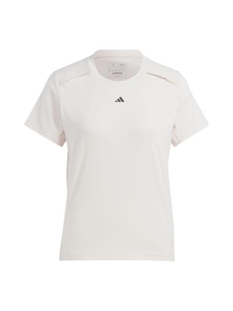 (WMNS) adidas Power Logo T-Shirt 'White' IN6209