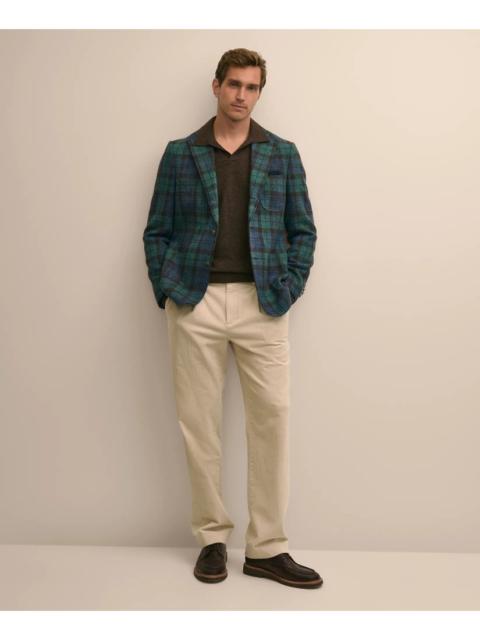 Brooks Brothers Cotton Wide-Wale Pleated Corduroy Pants