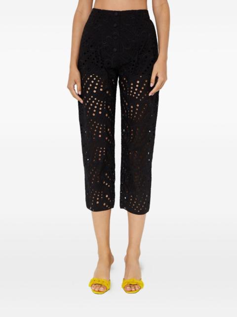 Charo Ruiz Simone embroidered trousers