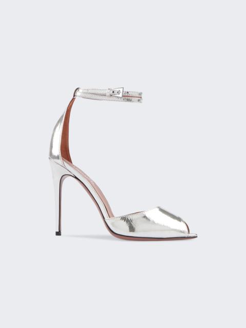 PARIS TEXAS Vera Open Toe Sandal 105 Silver