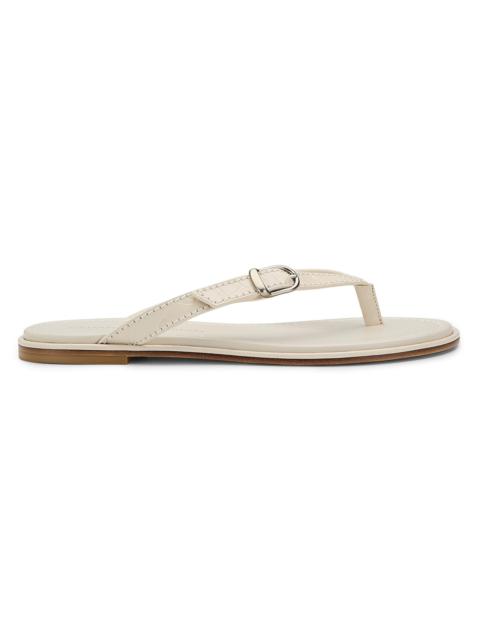 Stuart Weitzman Women's Park Leather Sandals - Linen