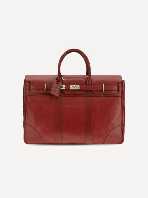 Brunello Cucinelli Leather Country Travel Bag