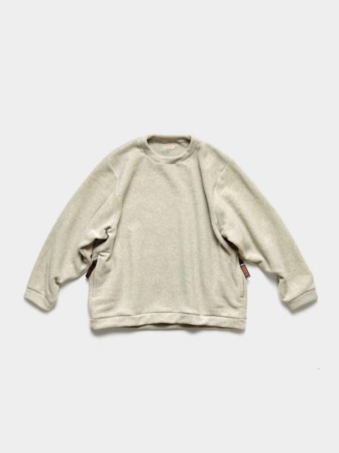 Kapital REVERSE FLEECE BIG SWT - ECRU