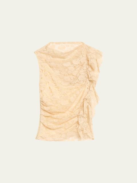 A.L.C. Astrid Lace Ruffle Top