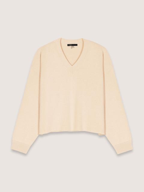 maje Wool blend V-neck sweater