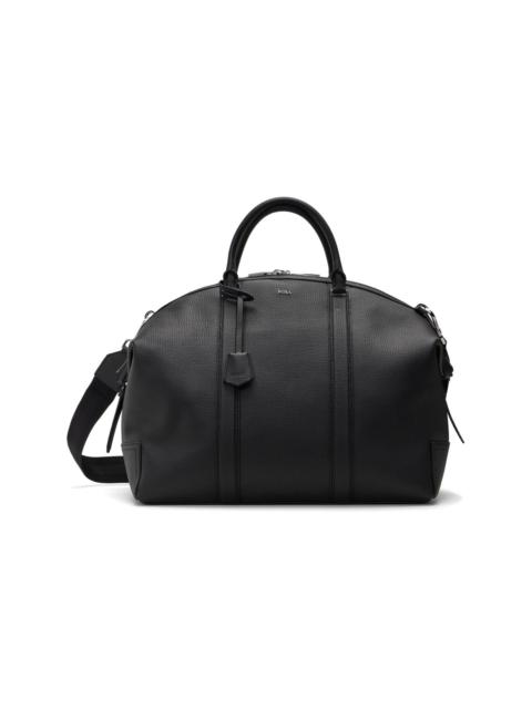 BOSS Black Detachable Strap Leather Duffle Bag
