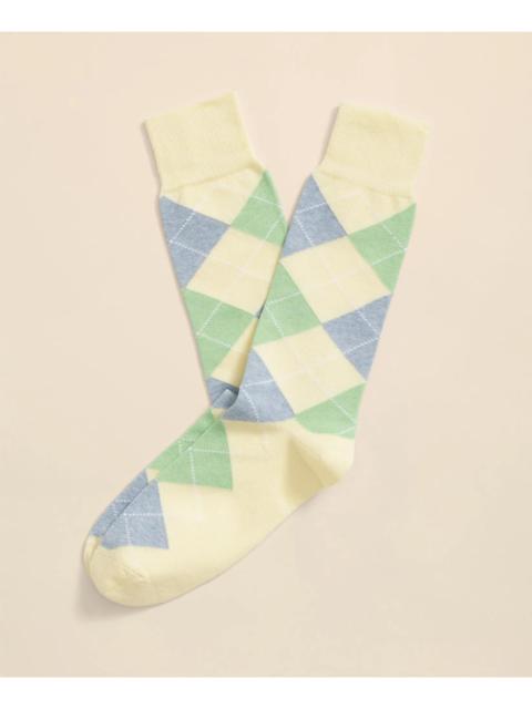 Brooks Brothers Cotton Blend Argyle Socks