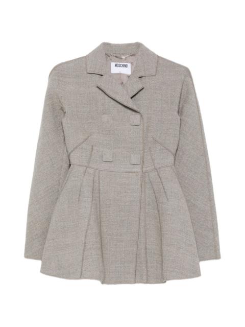 Moschino double-breasted peplum jacket